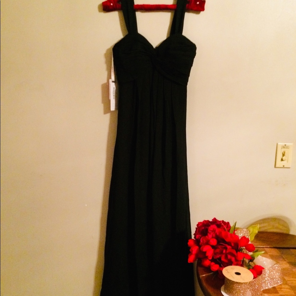 Black evening gown